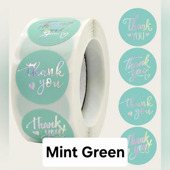 Thank You Stickers- 500 Count BUYER'S CHOICE - NIP - Picture 5 of 5